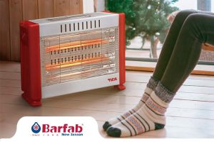 بخاری برقی کوچک برفاب