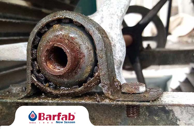 تعویض یاتاقان کولر آبی